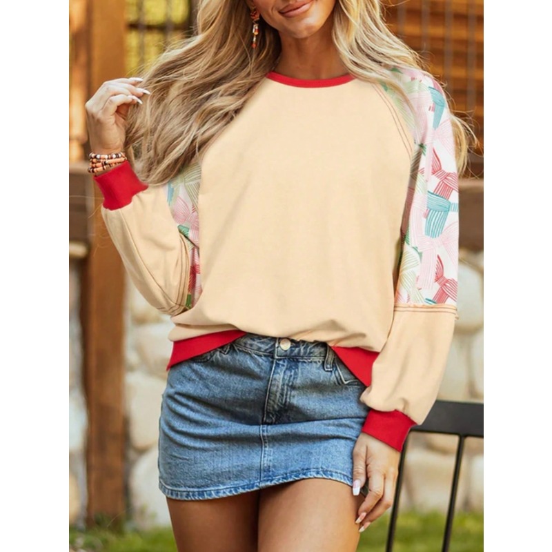 Women'S Fashion Sweatshirts - Artı Boyutu 1XL-5XL Kadın Moda Yuvarlak