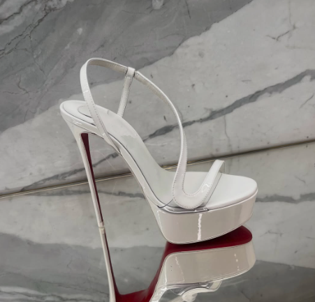 Women'S Fashion Spring Summer 2026 - Metalik Deri Platform Stiletto Sandaletler Seksi