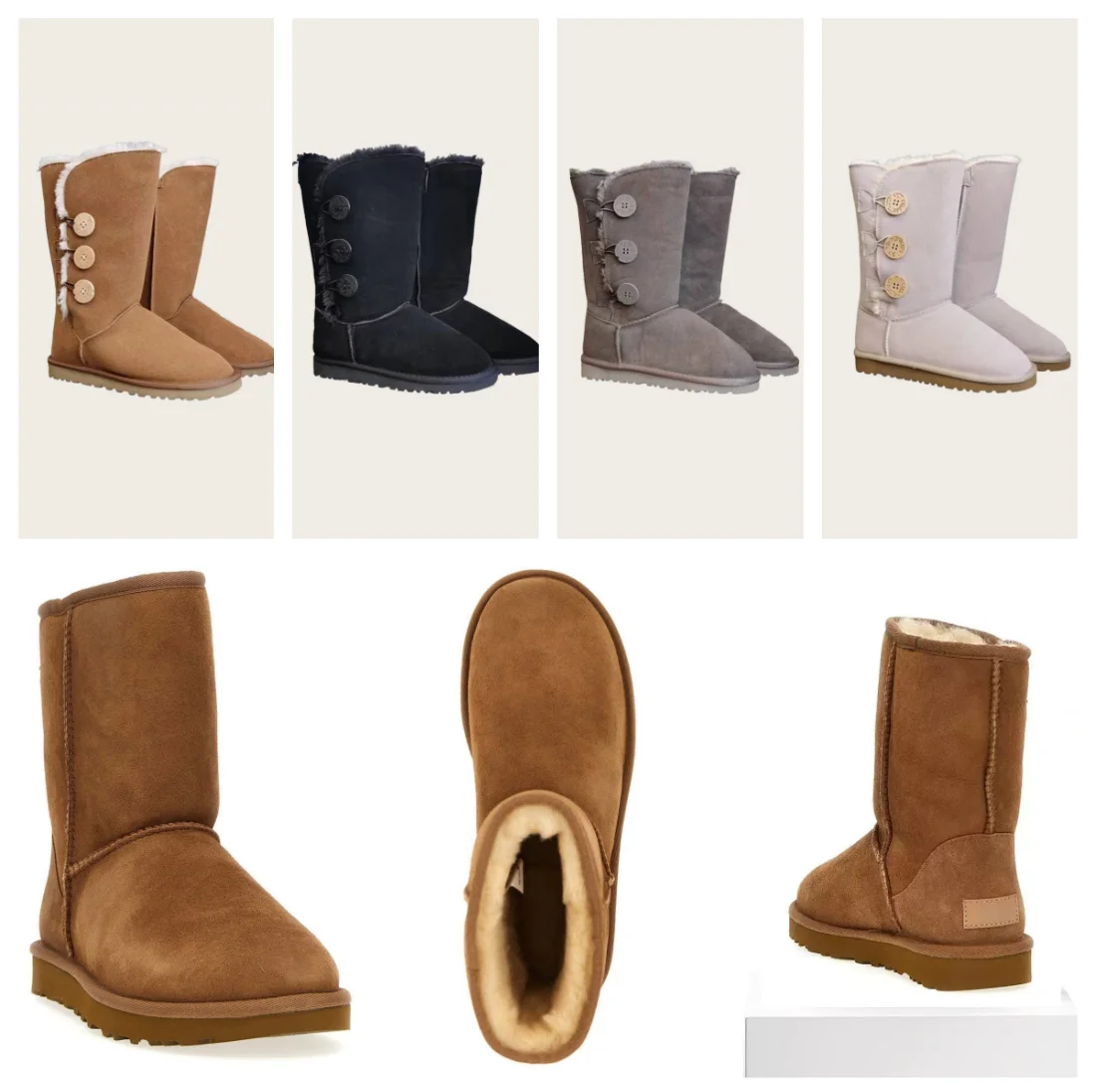 Women'S Fashion Ugg Boots - 2026 HOT Kadın ayakkabıları yetişkin hakiki