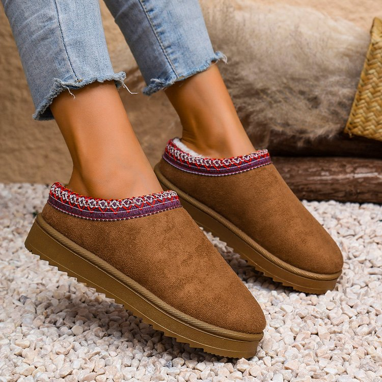 Women'S Fashion Ugg Boots - 2025new kadın kar botları rahat bağcıksız