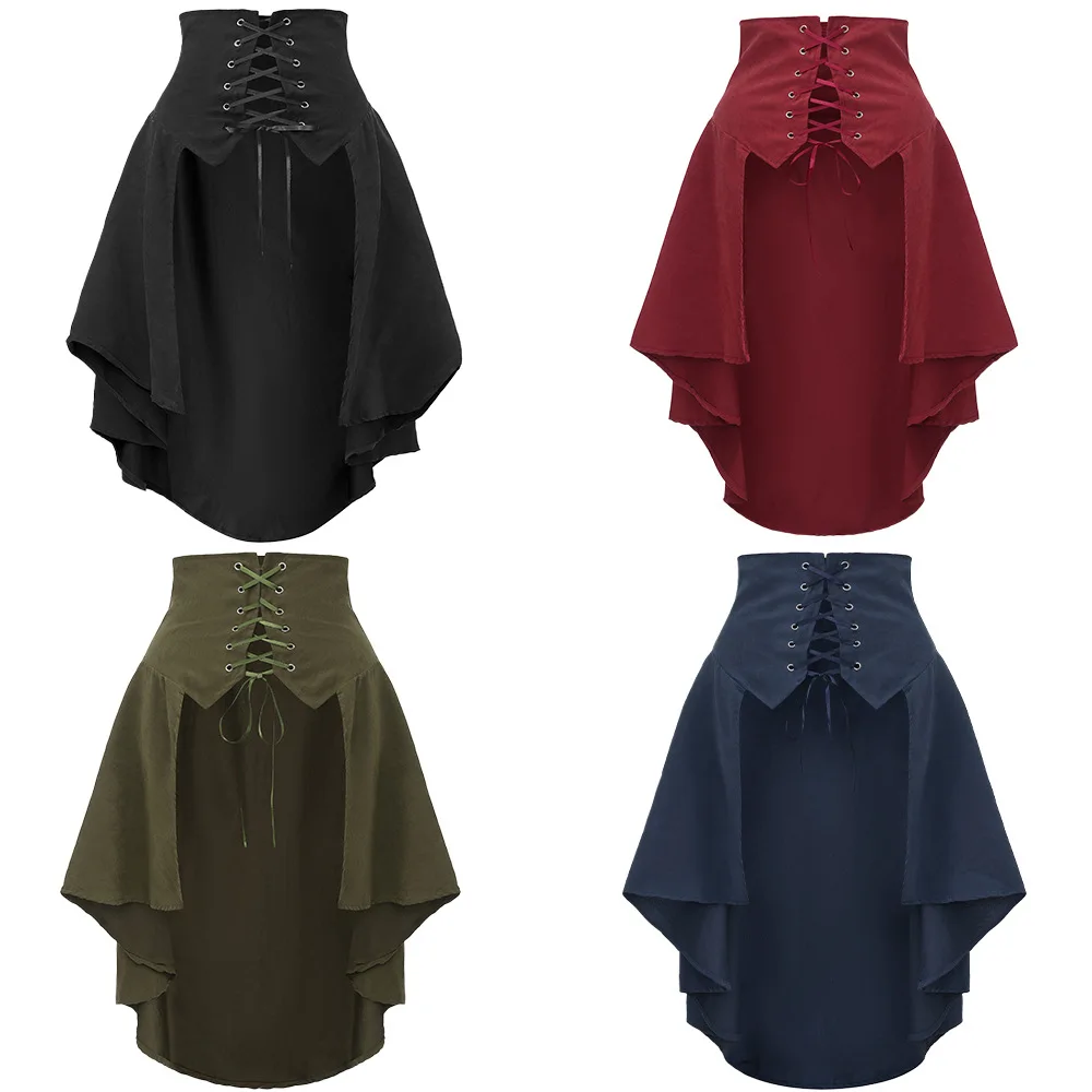 Corset Top Boned - Çıkarılabilir Üst Etek Kadın Punk Kırlangıç