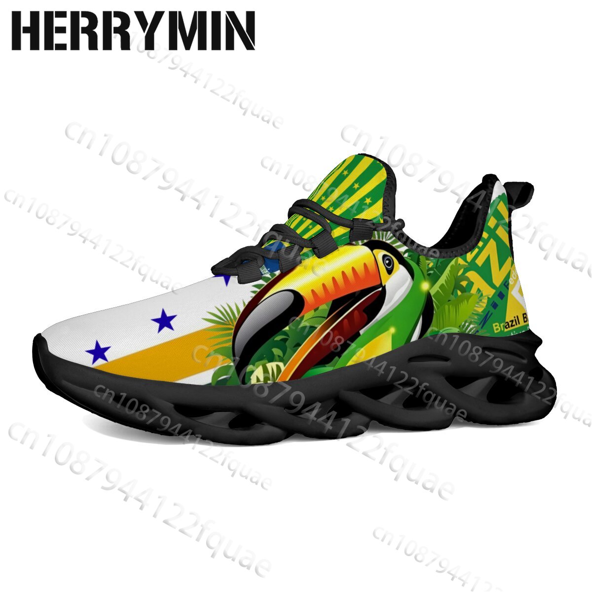 Women'S Yellow Fashion Sneakers - Erkek Kadın Brezilya Bayrağı Yeşil Sarı