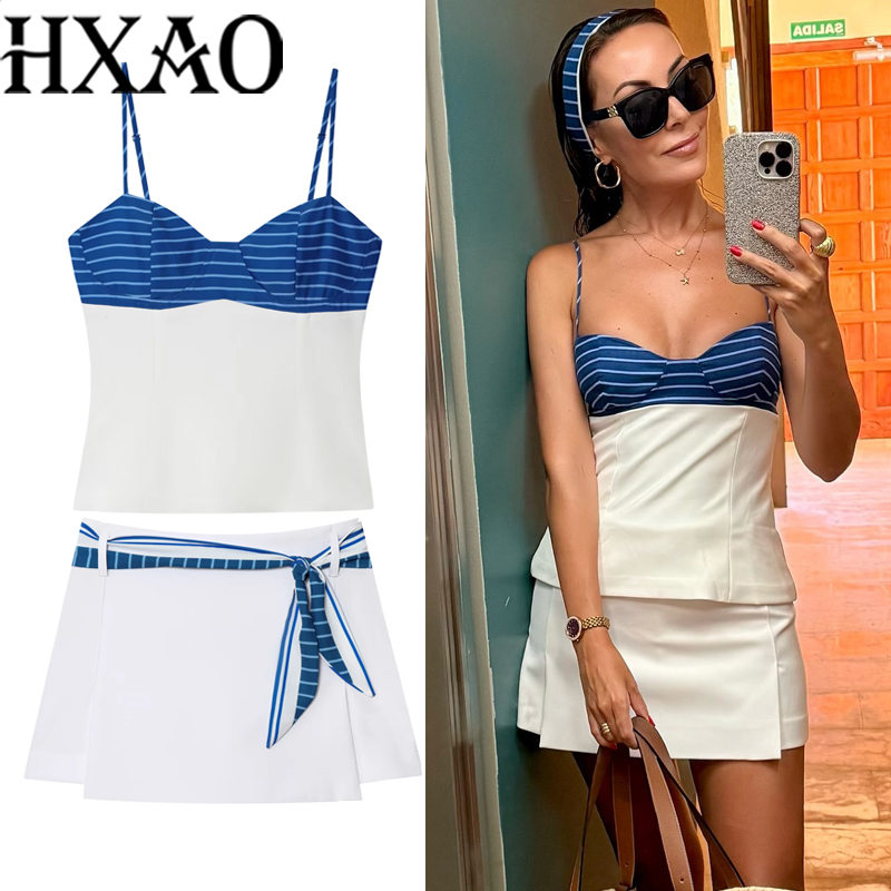 HXAO Fiyonklu Çizgili Kadın Et - Corset Top Boned incelemesi ve fiyatı