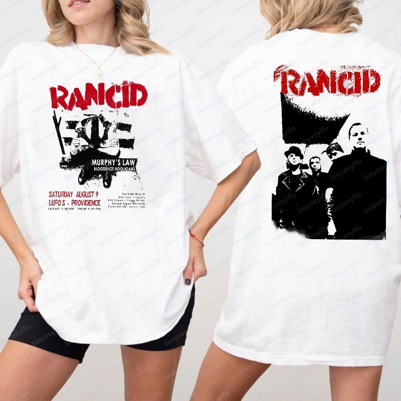 Rancid Çift Taraflı Baskı Tshi - Women'S Fashion Edgy incelemesi ve fiyatı