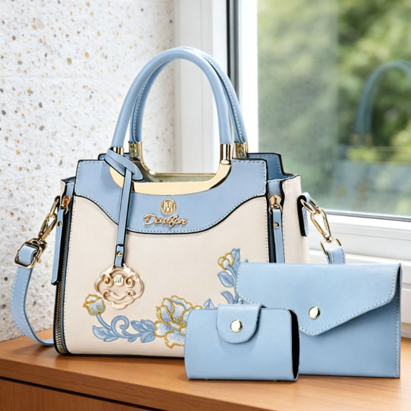 3 parçalı yüksek kaliteli işle - Women Fashion Handbags incelemesi ve fiyatı