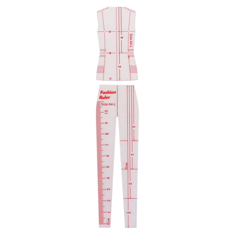 1 Set Kadın Moda Çizim Cetveli - Women Fashion Figure Template incelemesi ve fiyatı