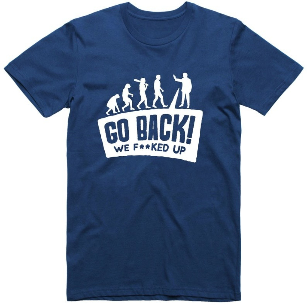 Erkek Komik T Shirt Evrim Geri - Women Fashion Evolution incelemesi ve fiyatı