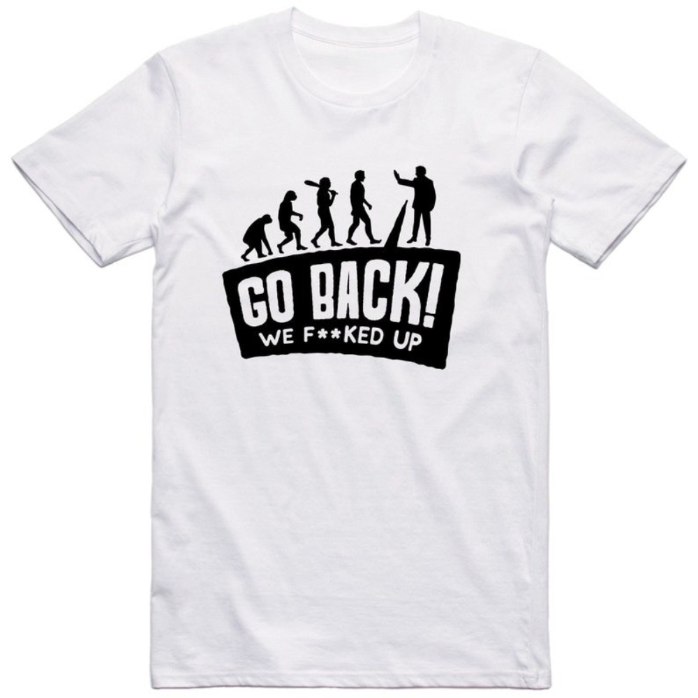 Erkek Komik T Shirt Evrim Geri - Women Fashion Evolution incelemesi ve fiyatı