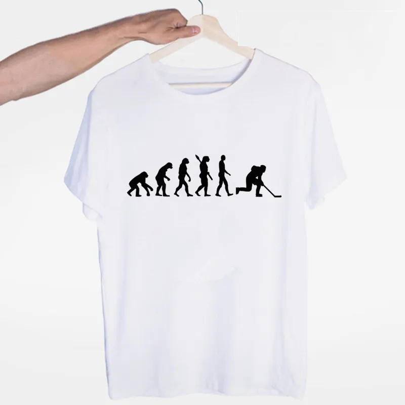 Erkek evrim buz Hockeyer T-shi - Women Fashion Evolution incelemesi ve fiyatı