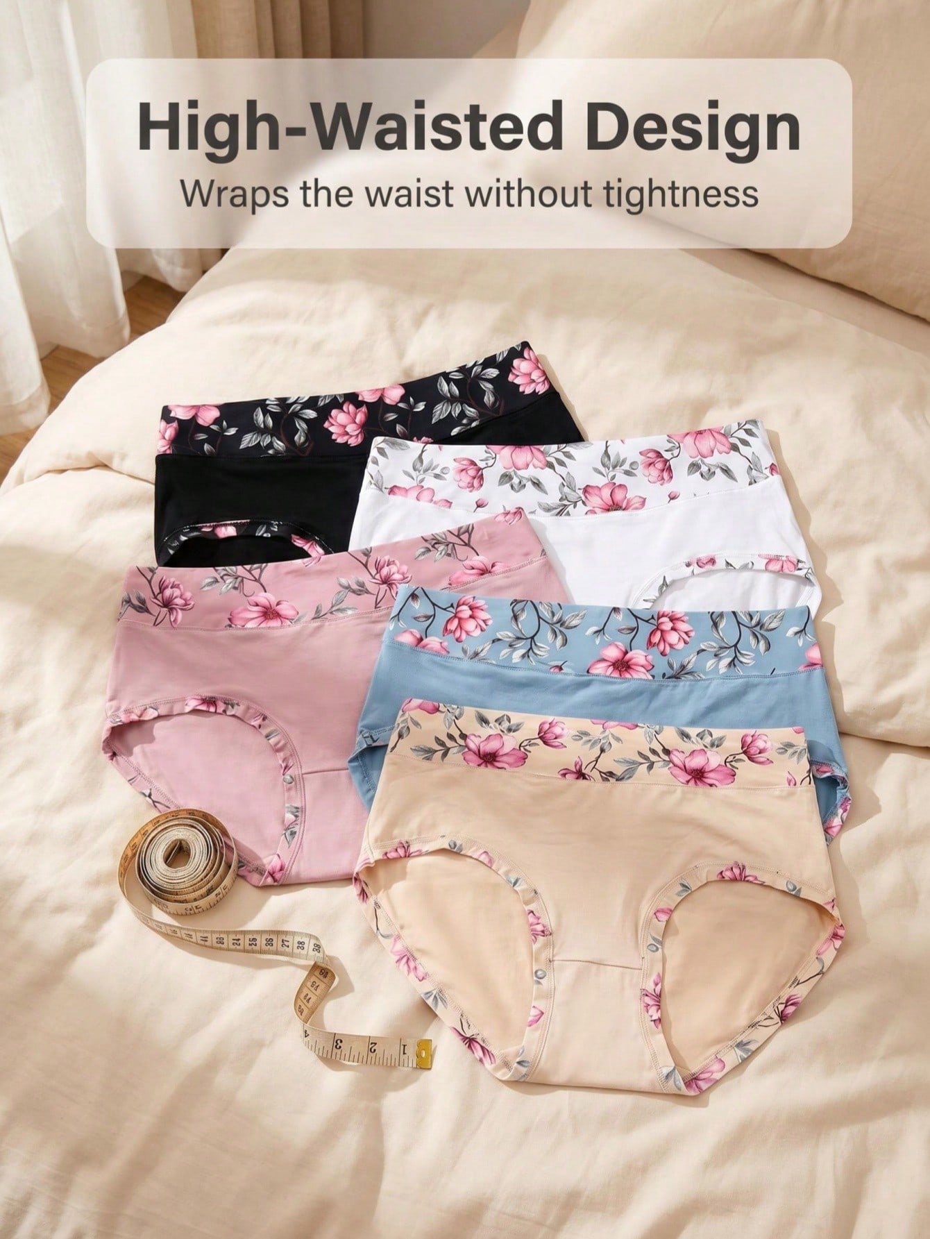5PCS Büyük Beden Kadın Çiçek D - Women'S Fashion Trends incelemesi ve fiyatı