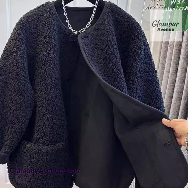 Kore tarzı kuzu yünü kaban kad - Sherpa Coat Women incelemesi ve fiyatı
