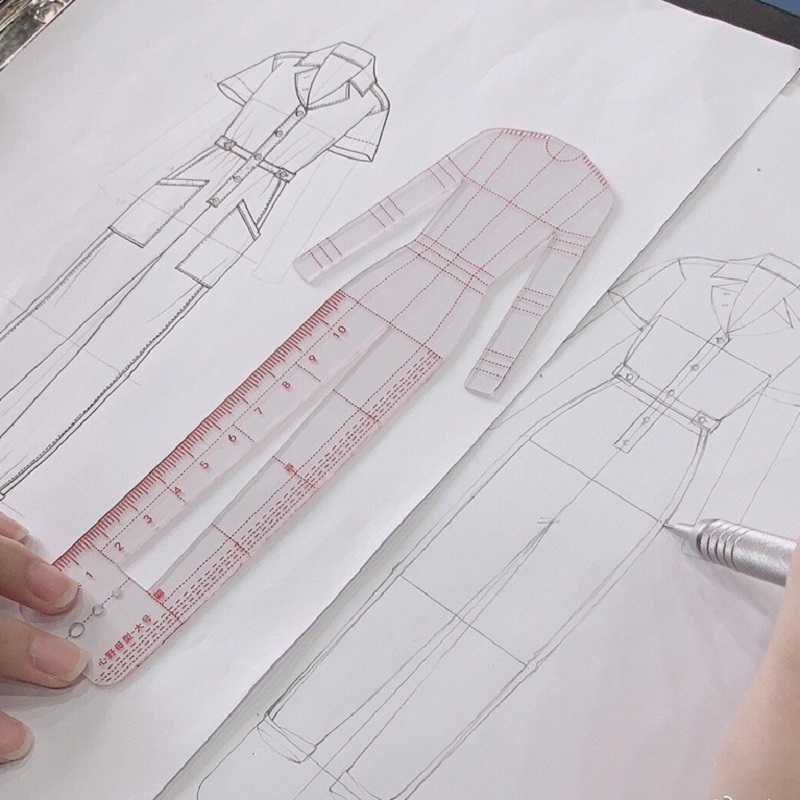 Kadın moda çizim cetvel figürü - Women Fashion Figure Template incelemesi ve fiyatı
