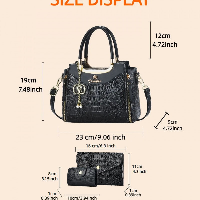 Kadınlar İçin Timsah Derisi De - Women Fashion Handbags incelemesi ve fiyatı