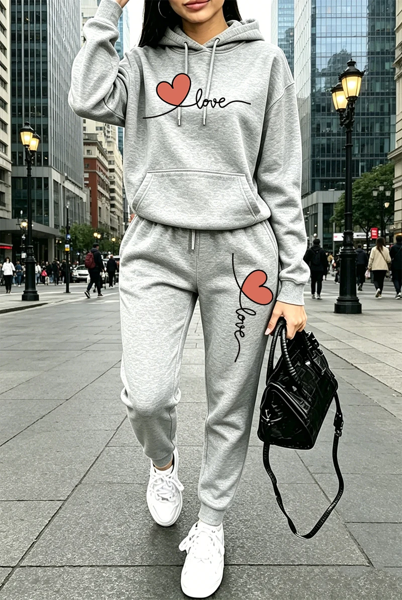 Kadın Eşofman Takımı Baskılı G - Women'S Fashion Sweatshirts incelemesi ve fiyatı