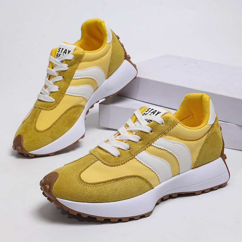 Moda Sarı Çizgili Platform Spo - Women'S Yellow Fashion Sneakers incelemesi ve fiyatı