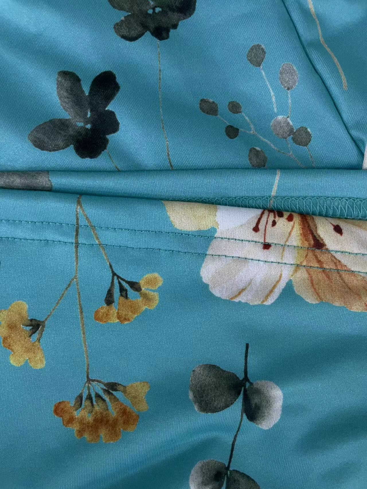 Büyük Beden Allover Baskı Cami - Lace Trim Cami incelemesi ve fiyatı