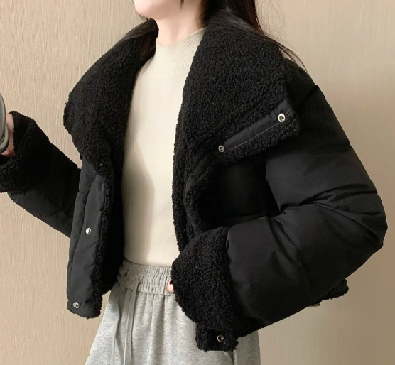 Kadınlar için Sherpa Yaka Şişm - Sherpa Coat Women incelemesi ve fiyatı
