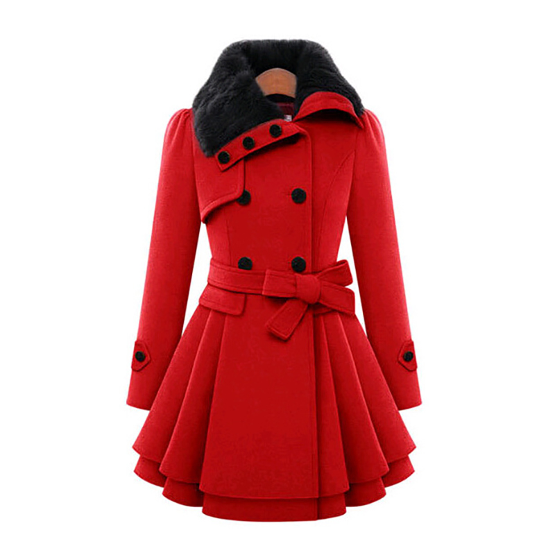Kış ince uzun yün Sherpa mont  - Sherpa Coat Women incelemesi ve fiyatı