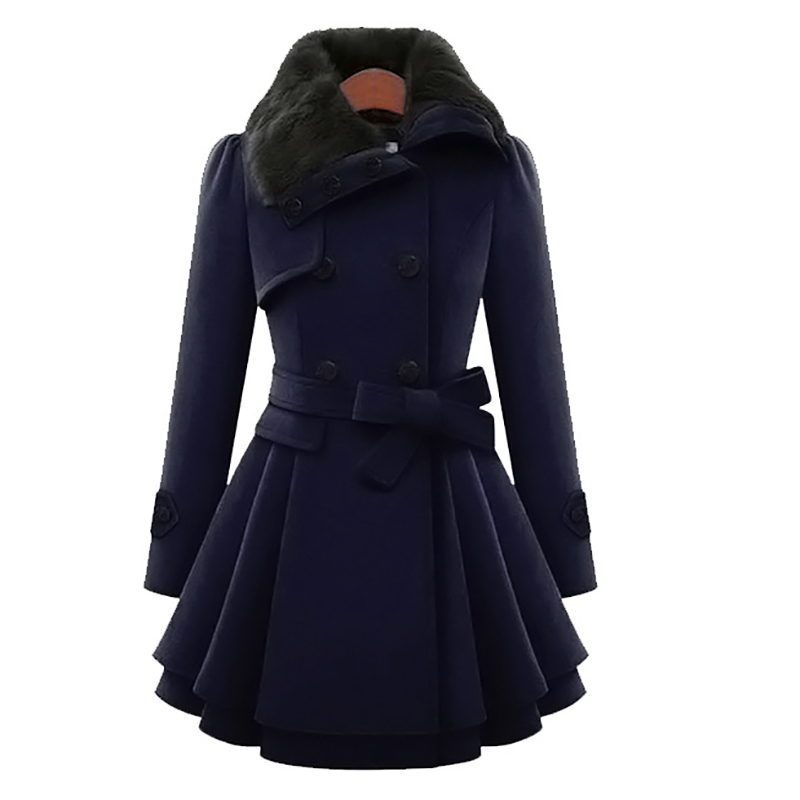 Kış ince uzun yün Sherpa mont  - Sherpa Coat Women incelemesi ve fiyatı